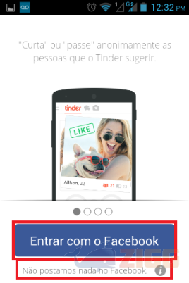 cadastro Tinder