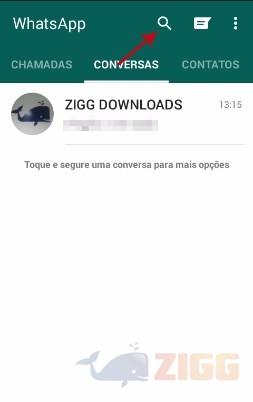 procurar mensagens no whatsapp