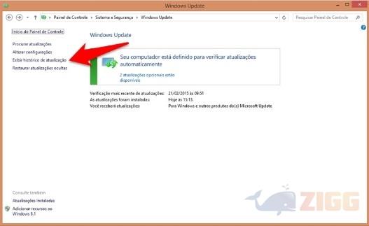 Como desinstalar atualizações do Windows Update