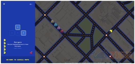 Jogue Pac-Man no Google Maps