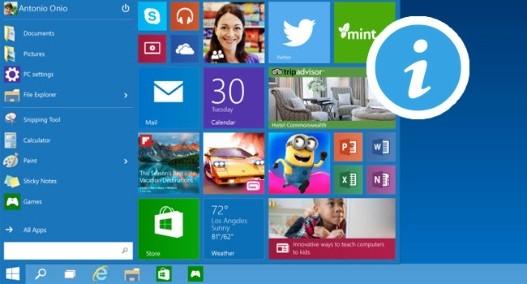 Windows 10 - Aplicativos de Informações