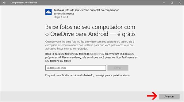 onedrive windows 10 android