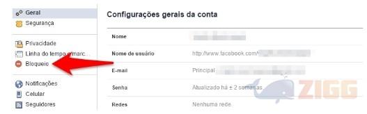 Como desbloquear contatos do Facebook