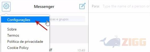 ativar notificações messenger desktop