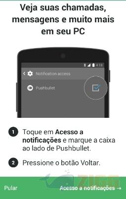 usar whatsapp para pc pelo pushbullet