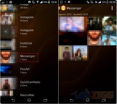 Como salvar fotos do Facebook Messenger no Android