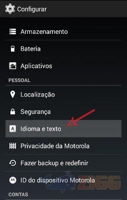 desativar vibração teclado android