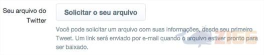 Backup das conversas do Twitter