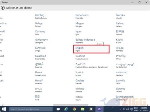 Assistente de voz windows 10