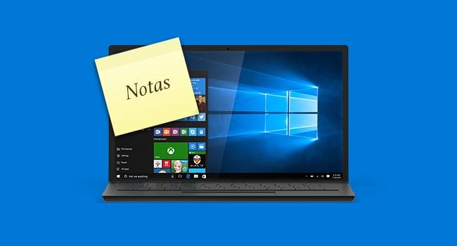 Como usar Notas Autoadesivas no Windows 10