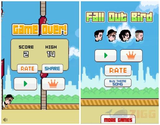 Fall Out Bird para Windows Phone