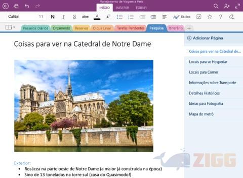 OneNote para iOS