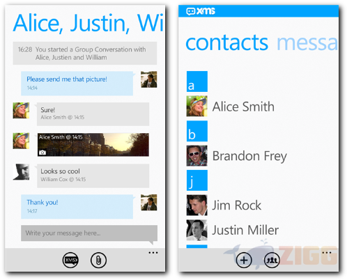 eBuddy XMS para Windows Phone