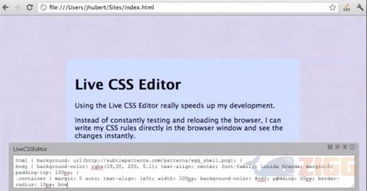 Live CSS Editor