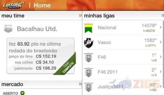 Cartola FC para android