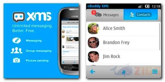 eBuddy XMS para Symbian