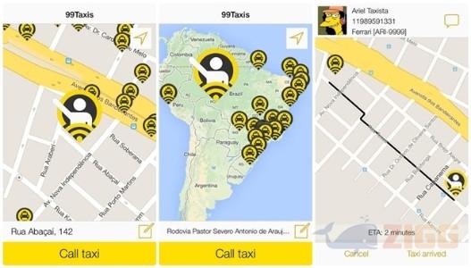 99Taxis para iOS