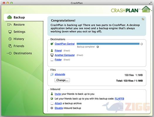 crashplan para mac