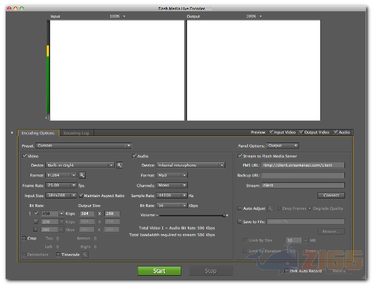 Flash Media Live Encoder Mac