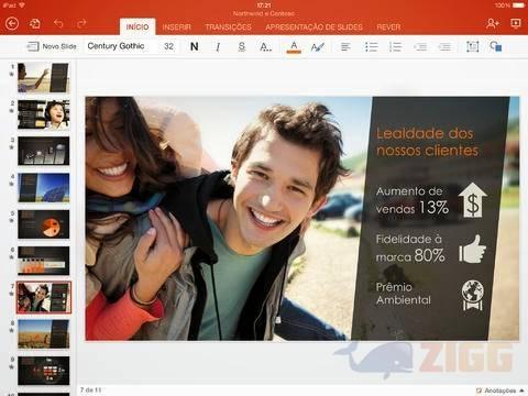 Microsoft PowerPoint Para iPad