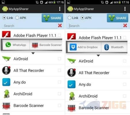 MyAppSharer para android