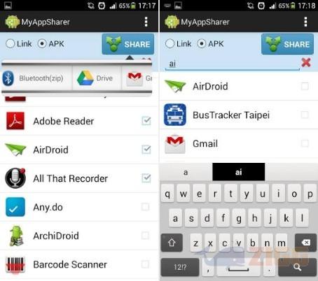 MyAppSharer para android